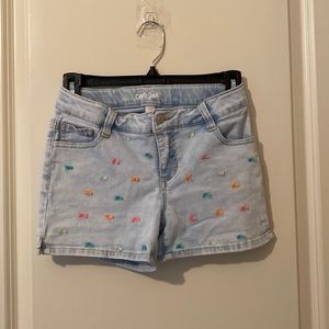 Girls jean shorts